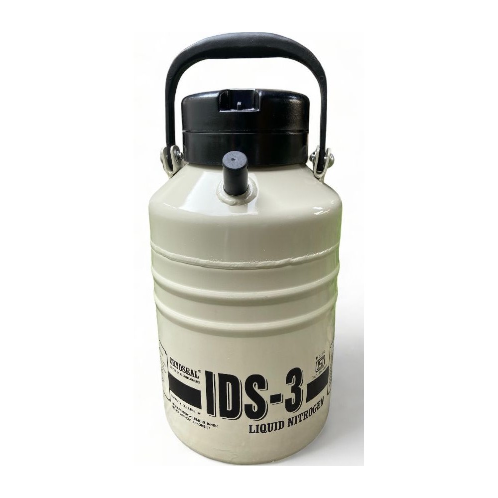 Termo seco INOX IDS3 (Transporte de Semen) Inox